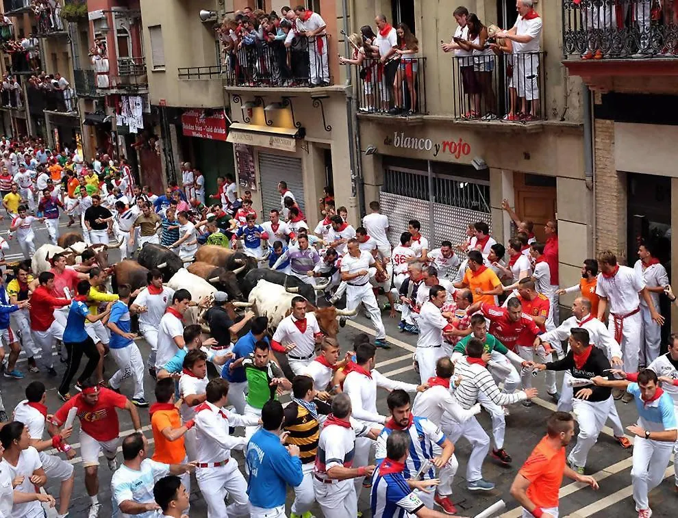 아파트 Los Balcones Del Encierro Estafeta 65 팜플로나